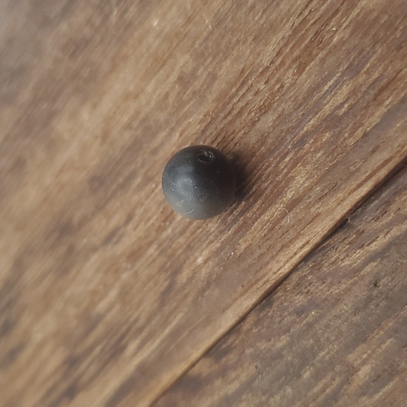 Marbled misty Grey bead - Picture 1 of 2